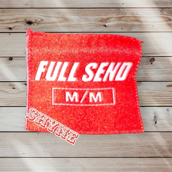 Full Send Brand Corona Edition Size Medium Flaws check Pictures on shoulder - Picture 3 of 4